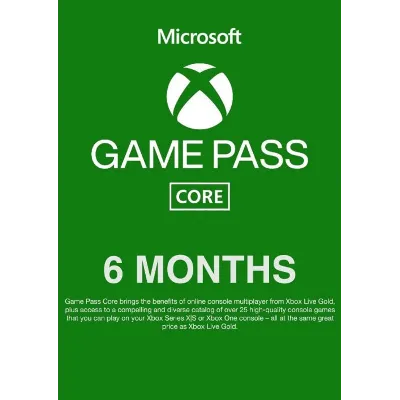 XBOX GAME PASS ESSENTIAL (Game Pass Core) 6 Months