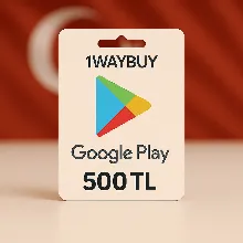 ТУРЦИЯ ГУГЛ ПЛЕЙ 500 TL Подарочная карта код оплаты