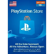 Подарочная PSN карта PlayStation Network 10$ (USA)