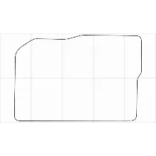 CHEVROLET CAPTIVA 2006-2011 Лекала автоковриков, вектор