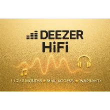 DEEZER HIFI 1МЕСЯЦА ДОСТУП К ПОЧТЕ - irongamers.ru