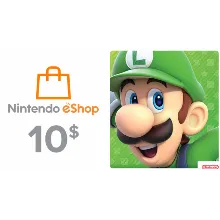 10 USD Nintendo Eshop Карта оплаты