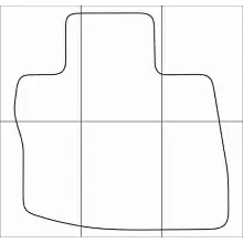 HONDA CIVIC 5D hatch 2006-2012 Лекала автоковриков