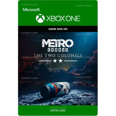 METRO EXODUS- ДВА ПОЛКОВНИКА XBOX ONE|XS КЛЮЧ - irongamers.ru