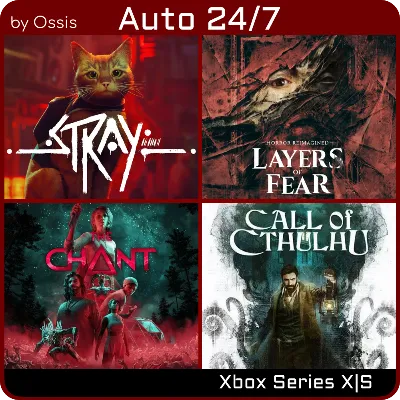 24/7 XBOX Call of Cthulhu, The Chant, Stray, Layers of Fear (2023)