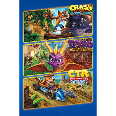 Тройной набор Crash + Spyro Xbox One XS Активация - irongamers.ru