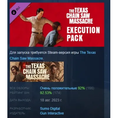 The Texas Chain Saw Massacre - Slaughter Family Execution Pack 1 DLC STEAM РОССИЯ - irongamers.ru