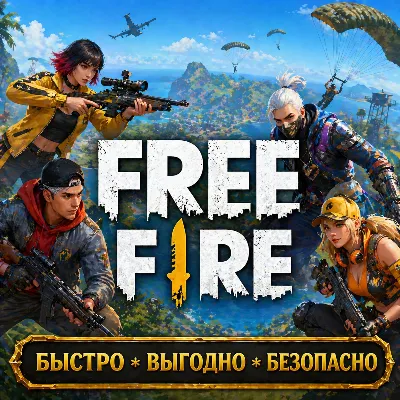FREE FIRE АЛМАЗЫ СНГ RU ПО ID БЫСТРАЯ ДОСТАВКА
