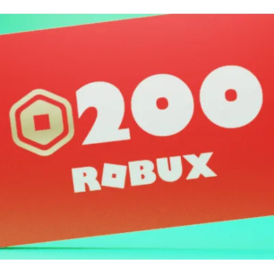 Roblox Gift Card 200 ROBUX Любой регион - irongamers.ru