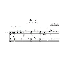 Menuet (Alfred Schnittke) guitar cover