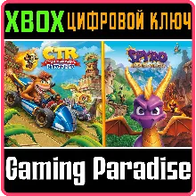 CRASH TEAM RACING NITRO-FUELED + SPYRO GAME BUNDLE
