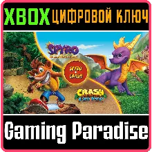 SPYRO + CRASH REMASTERED GAME BUNDLE XBOX ONE/X|S КЛЮ