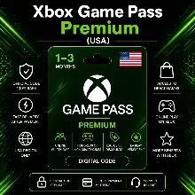 Xbox Game Pass Premium (США) 1–3 месяца | Код активации Xbox