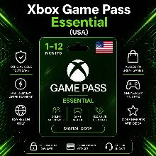 Xbox Game Pass Essential (США) 1–12 месяцев | Код активации Xbox