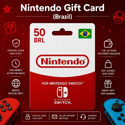 Nintendo Gift Card (Бразилия) 50–500 BRL | Код пополнения Nintendo - irongamers.ru