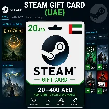 Steam Gift Card (ОАЭ) 20–400 AED | Код пополнения Steam