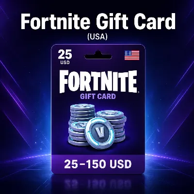 Fortnite Gift Card (США) 25–150 USD | Код пополнения - irongamers.ru
