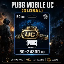 PUBG Mobile UC (Global) 60–24300 UC | Код пополнения