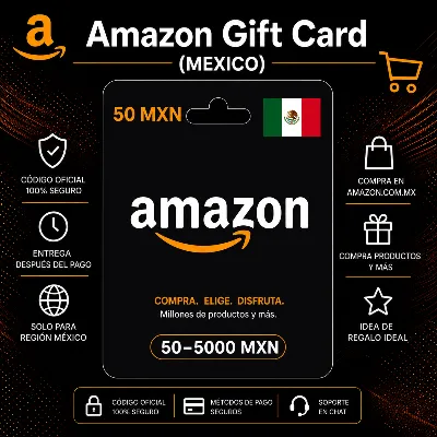 Amazon Gift Card (Мексика) 50–5000 MXN | Код пополнения Amazon - irongamers.ru