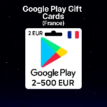 Google Play Gift Cards (Франция) 2–500 EUR | Коды