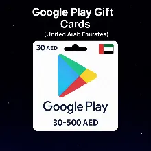 Google Play Gift Cards (ОАЭ) 30–500 AED | Коды пополнения