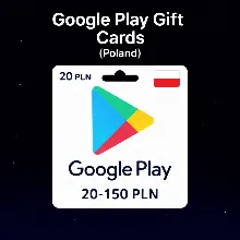 Google Play Gift Cards (Польша) 20–150 PLN | Коды пополнения