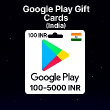 Google Play Gift Cards (Индия) 100–5000 INR | Коды