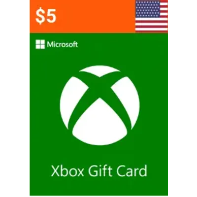 Xbox Microsoft Gift Card 5 USD (USA)
