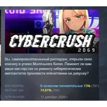 Cyber Crush 2069 АВТОДОСТАВКА STEAM GLOBAL МГНОВЕННО ЛИЦЕНЗИЯ