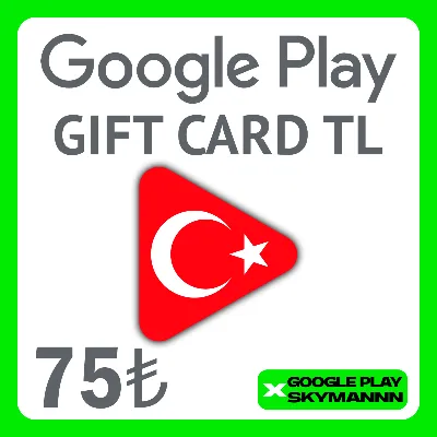 GOOGLE PLAY GIFT CARD 75 TL ТУРЦИЯ АВТО ВЫДАЧА 24/7 - irongamers.ru