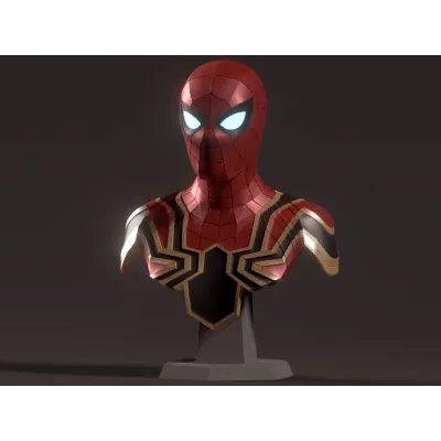 IRON SPIDER BUST: ПРОВЕРЕН И ГОТОВ К 3D ПЕЧАТИ - irongamers.ru
