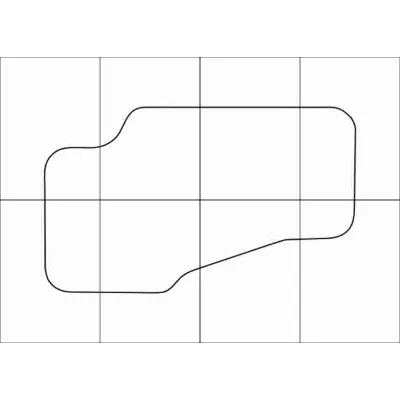 JEEP GRAND CHEROKEE 1999-2004 Лекала автоковриков