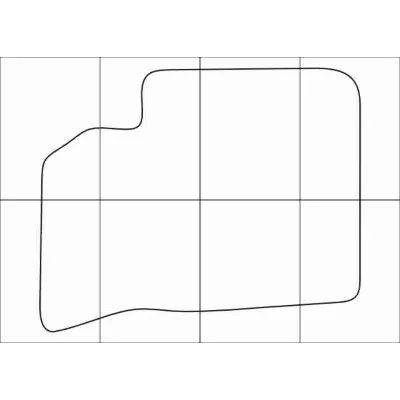 KIA PIKANTO 2004-11 Лекала автоковриков векторные