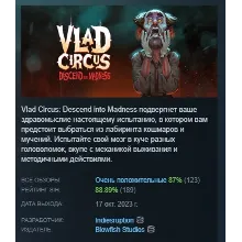 Vlad Circus: Descend Into Madness АВТОДОСТАВКА STEAM РОССИЯ