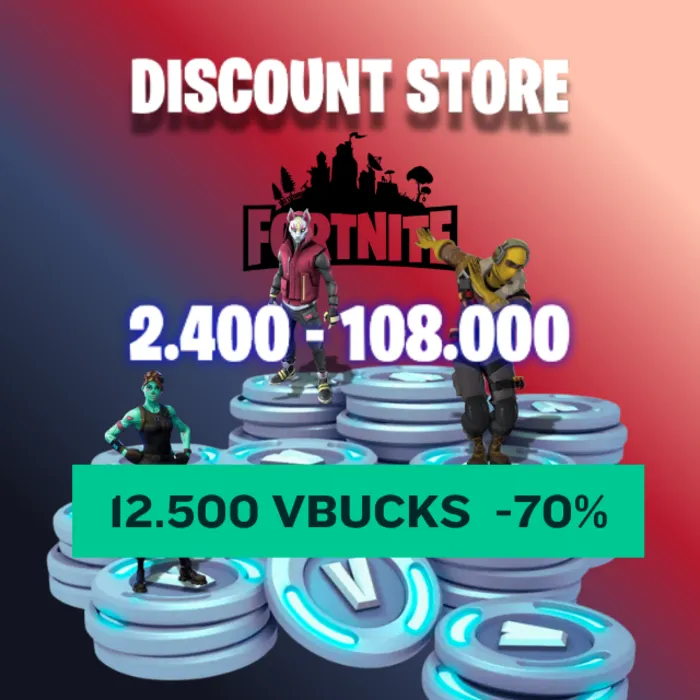 Fortnite V-bucks 2400-108000 EPIC Египет