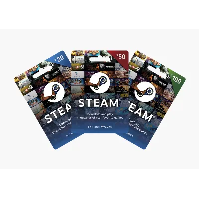 STEAM 5-300$ USD | США КАРТЫ ПОПОЛНЕНИЯ БЫСТРО - irongamers.ru