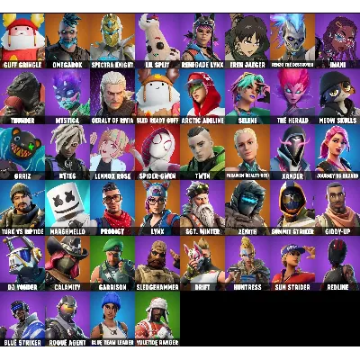 FORTNITE 45+ СКИНОВ АКК |OG BLUE STRIKER| + ПОЧТА