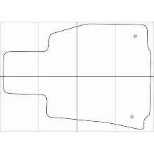 LEXUS LS 460 2006-- Лекала автоковриков