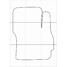 MAZDA 5 2010-- Лекала автоковриков вектор