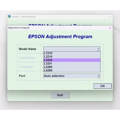 Сброс EPSON AdjProg L1210 L3210 L3250 L3251 L3260 L5290 - irongamers.ru