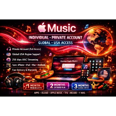 APPLE MUSIC ПРЕМИУМ GLOBAL на 1/ 2/3/5 месяцев / ЛИЧНЫЙ аккаунт - irongamers.ru