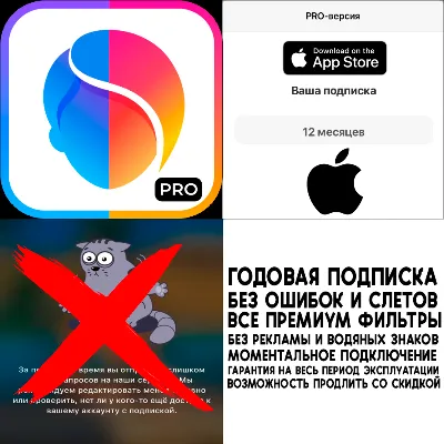 FACEAPP PRO iPhone ios AppStore 1 / 6 / 12 МЕСЯЦЕВ iPhone FACE APP - irongamers.ru