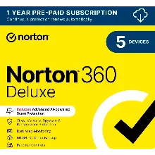 Norton 360 Deluxe 2026 | 5 Devices and ‎12 Month Официальный ключ