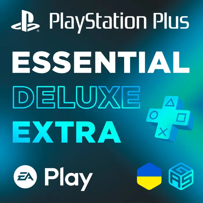 ПОДПИСКА PS PLUS+ · EA PLAY 1-12 МЕСЯЦЕВ УКРАИНА + СКИДКИ