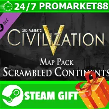 ⭐ Civilization V - Scrambled Continents Map Pack