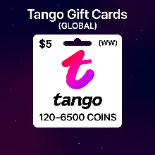Tango Live Gift Cards 120–6500 монет | Все регионы