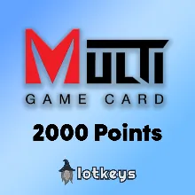 Мультиигровая карта на 2000 очков (2 USD)
