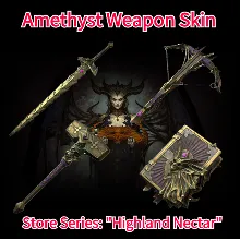 Diablo IV Amethyst Weapon Skin Code