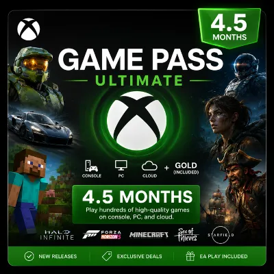 Xbox Game Pass ULTIMATE 4,5 месяца Новый аккаунт + полный доступ - глобальный - irongamers.ru