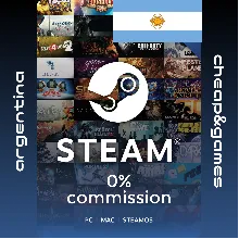 Карта пополнения Пополнить Steam АРГЕНТИНА USD